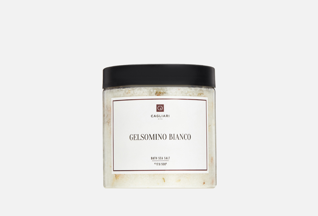 Соль для ванны CAGLIARI Bath salt SPA Gelsomino Bianco 500 мл