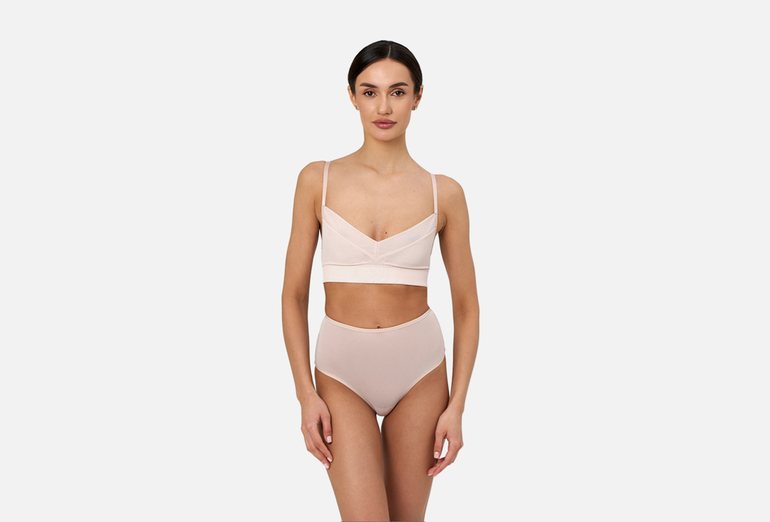 Изображение товара трусы с высокой посадкой Kanivets пудра