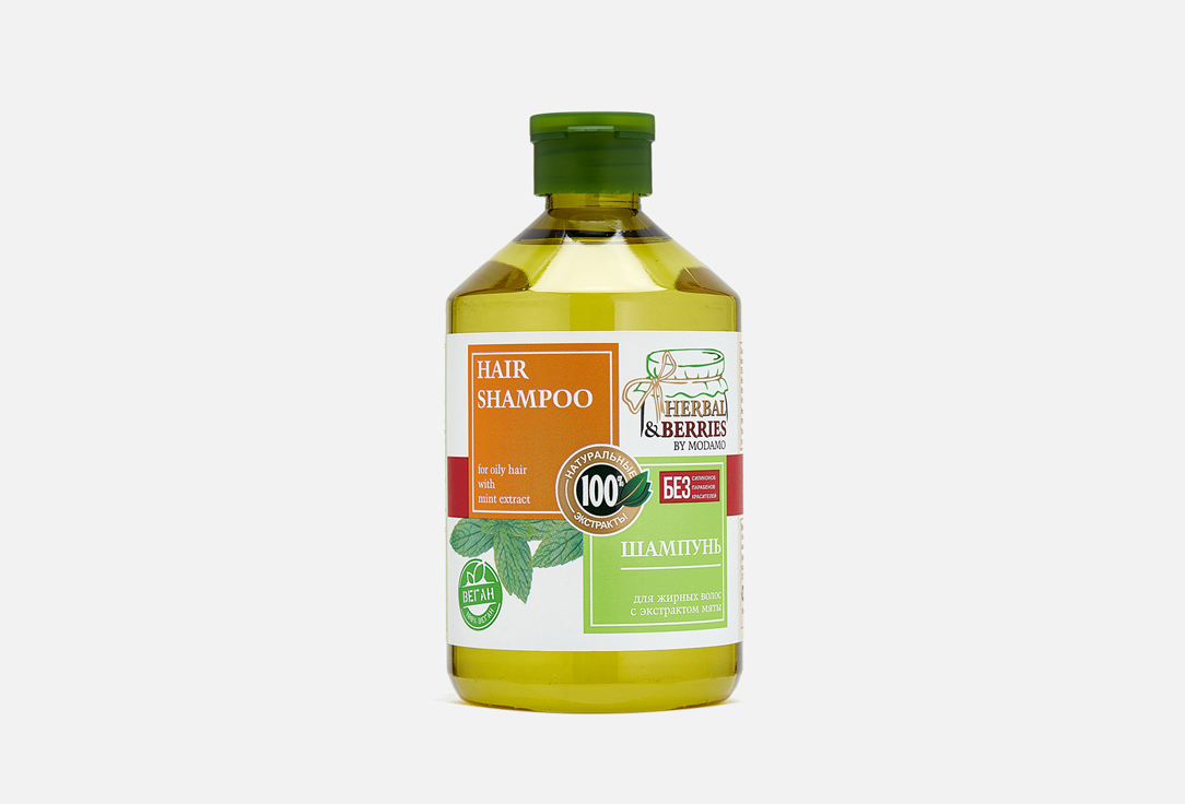 Шампунь для жирных волос MODAMO Mint extract 500 мл цена и фото