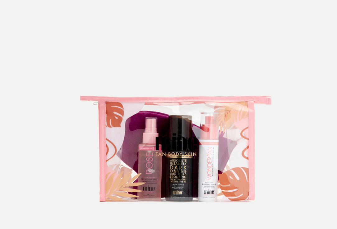 Изображение товара Набор для автозагара MineTan Holiday Bronz 100мл спрей мусс сыворотка аксессуары