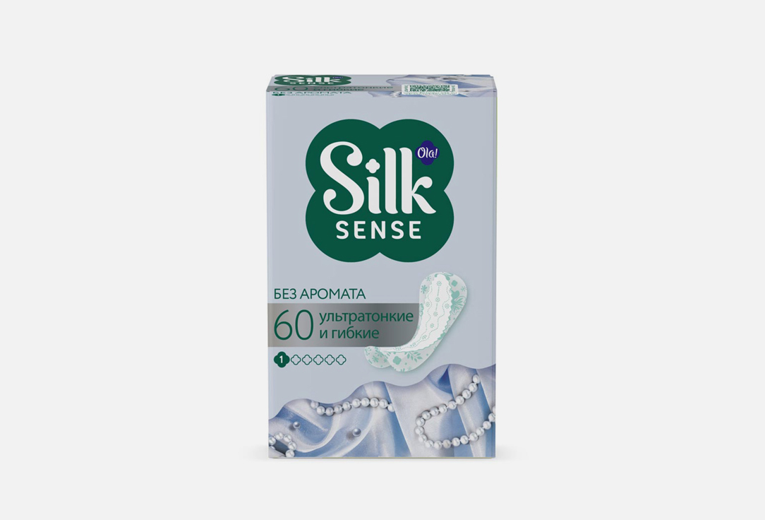 платочки ola silk sense compact 10 листов 1 пачка фиолетовый Прокладки OLA Light 60 шт