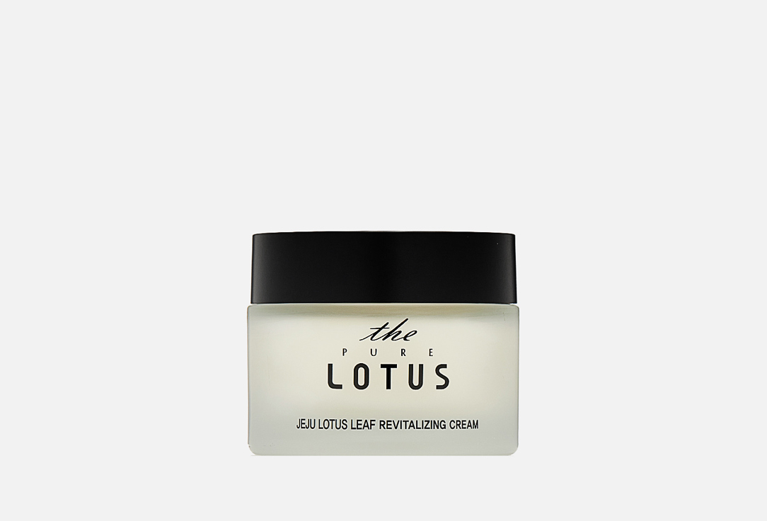 Крем для лица с экстрактом листьев лотоса THE PURE LOTUS Jeju Lotus Leaf Revitalizing Cream 
