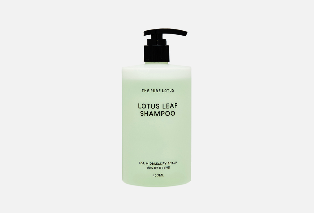 Изображение товара Шампунь для чувствительной и сухой кожи головы THE PURE LOTUS Lotus Leaf Shampoo for Middle & Dry scalp