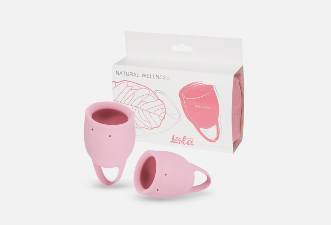 Набор менструальных чаш Lola Games Natural Wellness Magnolia light pink 