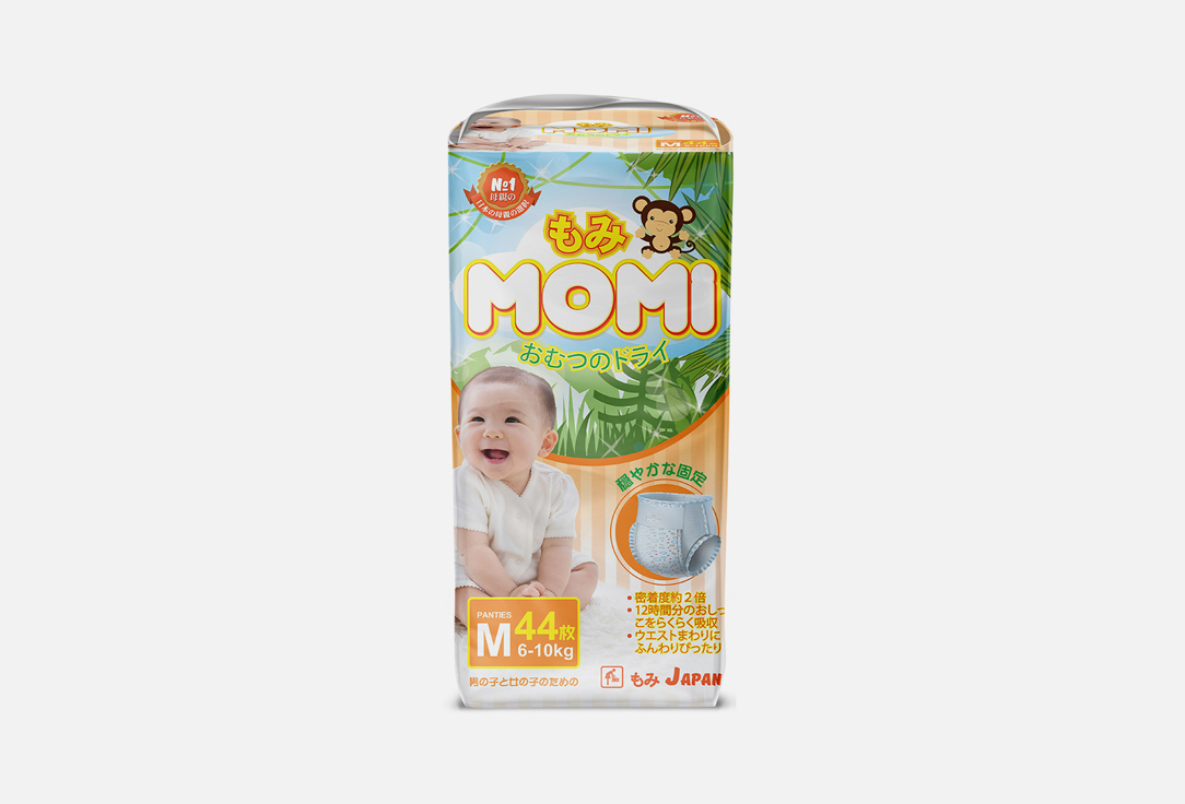 Трусики-подгузники MOMI Monkey M 6-10кг 