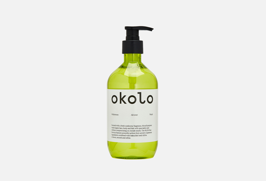 

Гель для мытья лица, тела и волос с кислотами OKOLO, Wilderness All-over Wash 500 мл