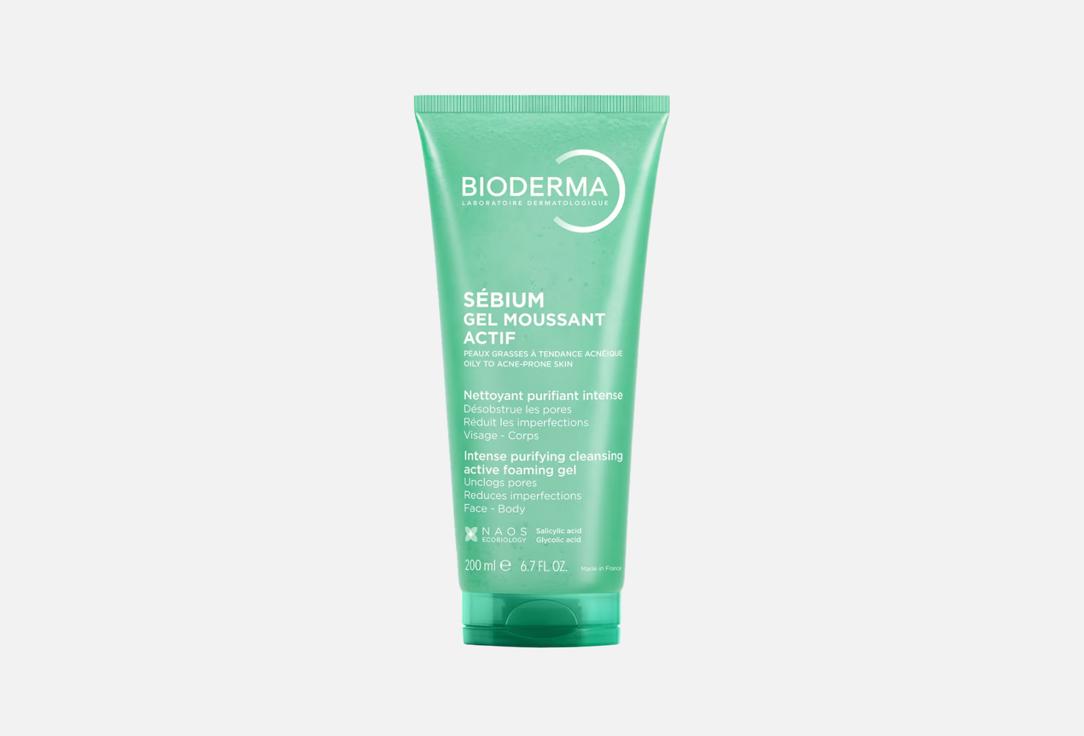 Изображение товара Очищающий гель для лица Bioderma Sebium Actif для жирной кожи 200 мл