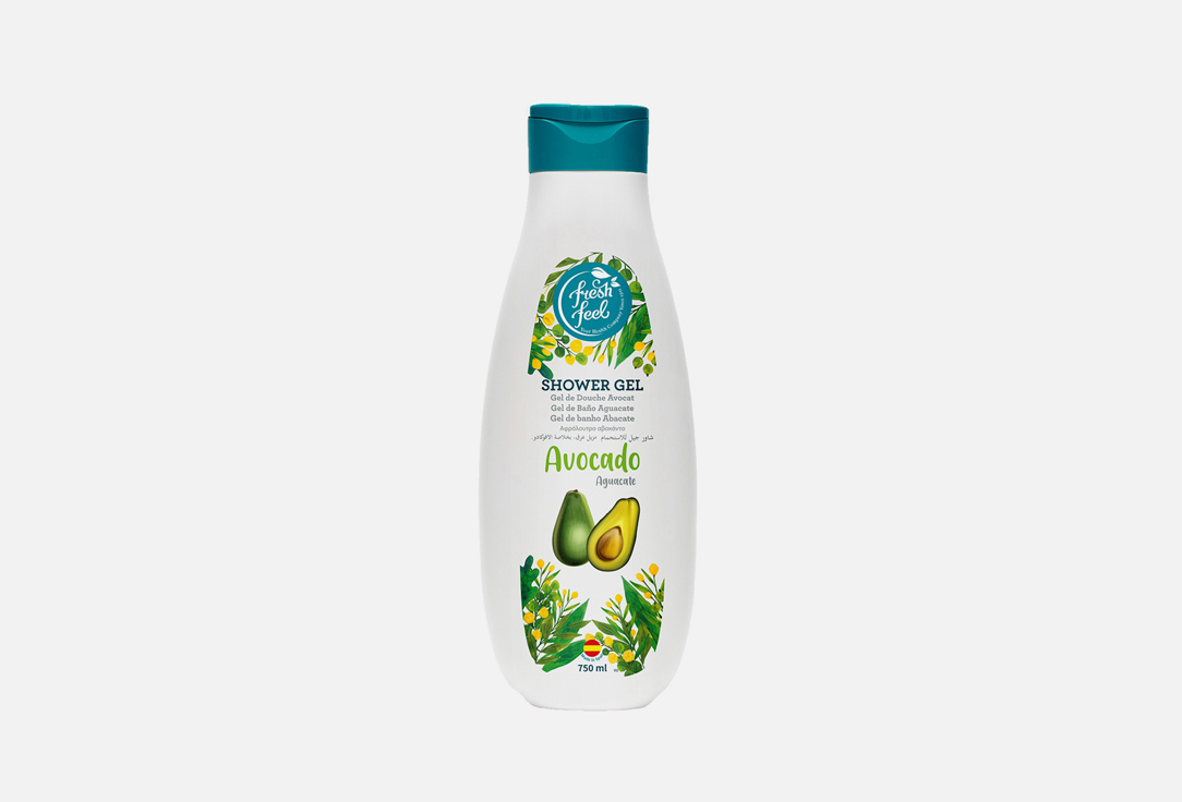 Гель для душа FRESH FEEL SHOWER GEL AVOCADO 750 мл