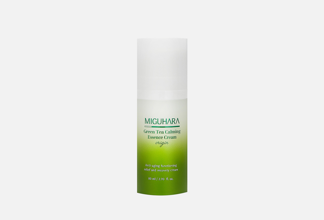 Успокаивающий крем для лица MIGUHARA Green Tea Calming Essence Cream origin 