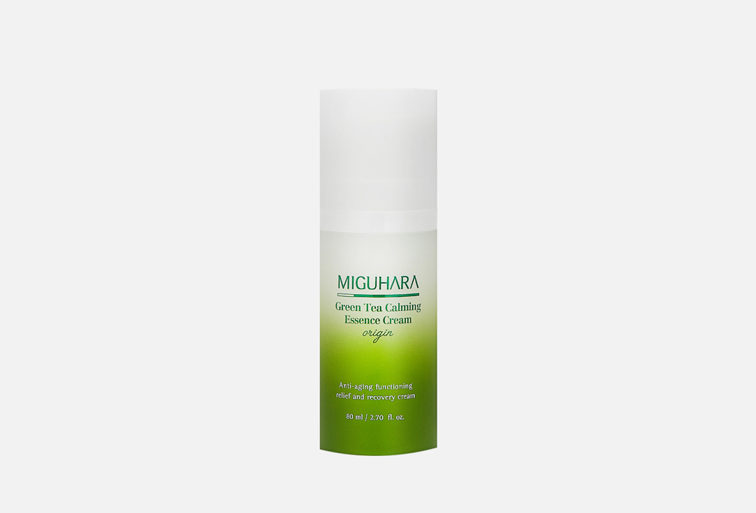 Успокаивающий крем для лица MIGUHARA Green Tea Calming Essence Cream origin 