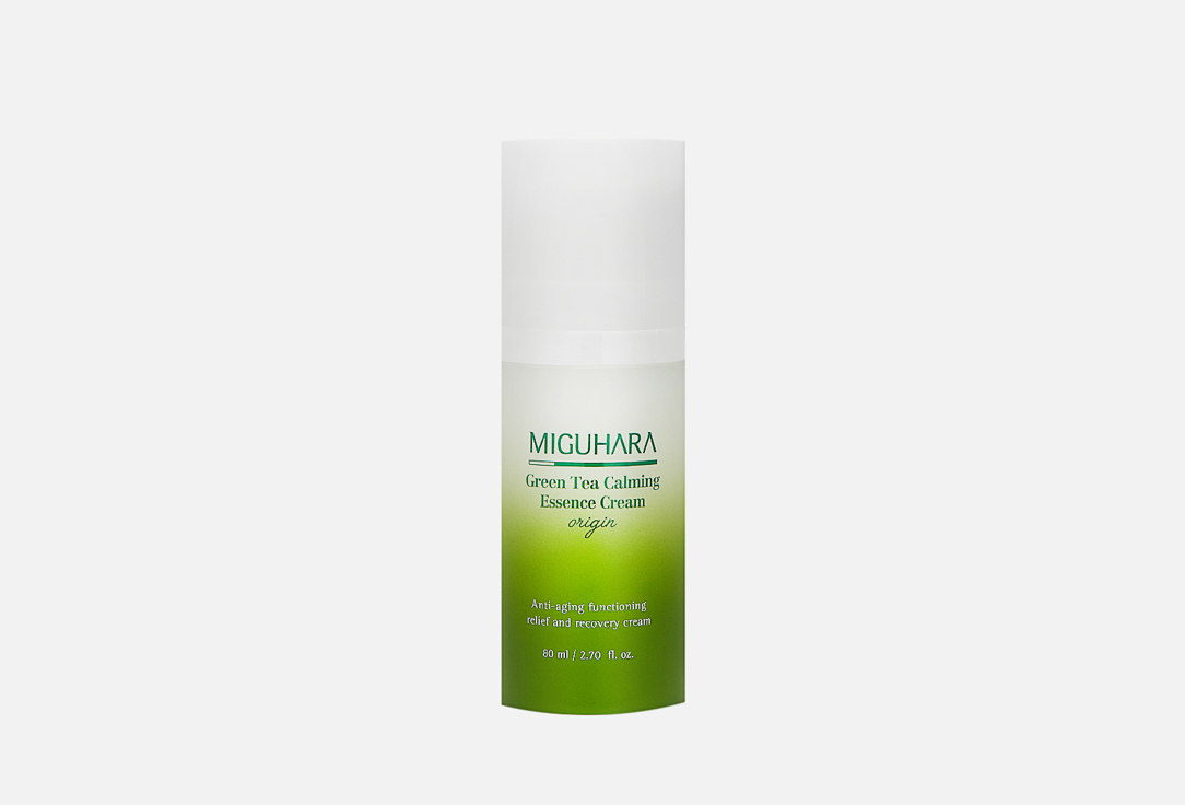 Изображение товара Успокаивающий крем для лица MIGUHARA Green Tea Calming Essence Cream origin