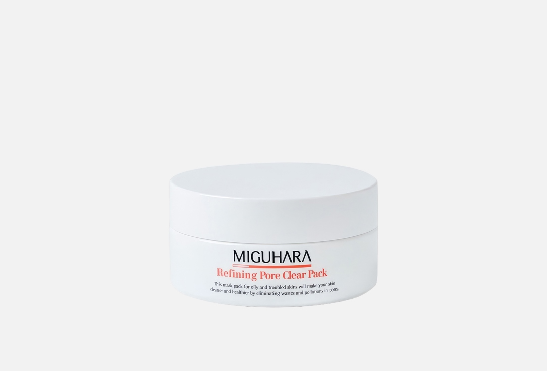 Изображение товара Очищающая маска для лица MIGUHARA Refining pore clear pack