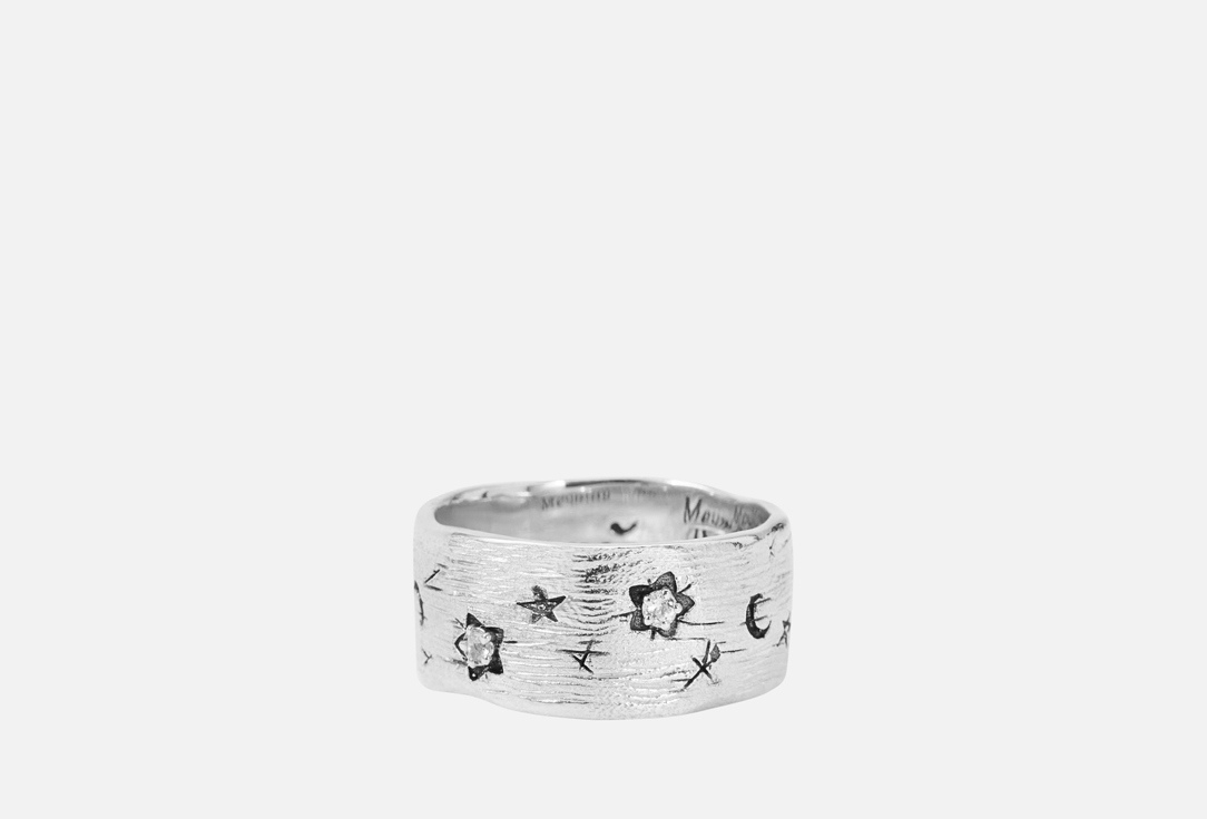 Кольцо серебряное ISLAND SOUL Звёздное небо 18 мл кольцо серебряное медальон island soul со знаками зодиака двустороннее 18 размер
