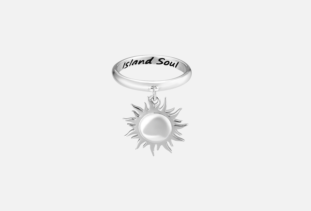 Кольцо серебряное ISLAND SOUL С подвеской Солнце 18 мл
