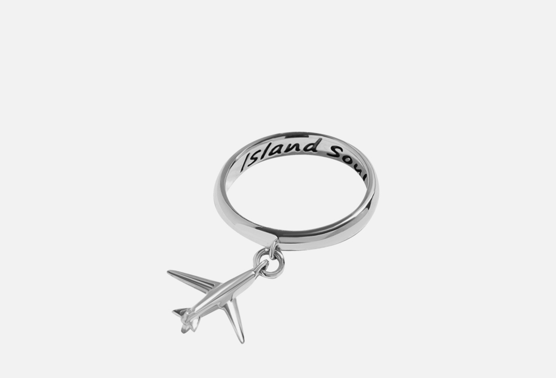 Кольцо серебряное  Island Soul Самолет 