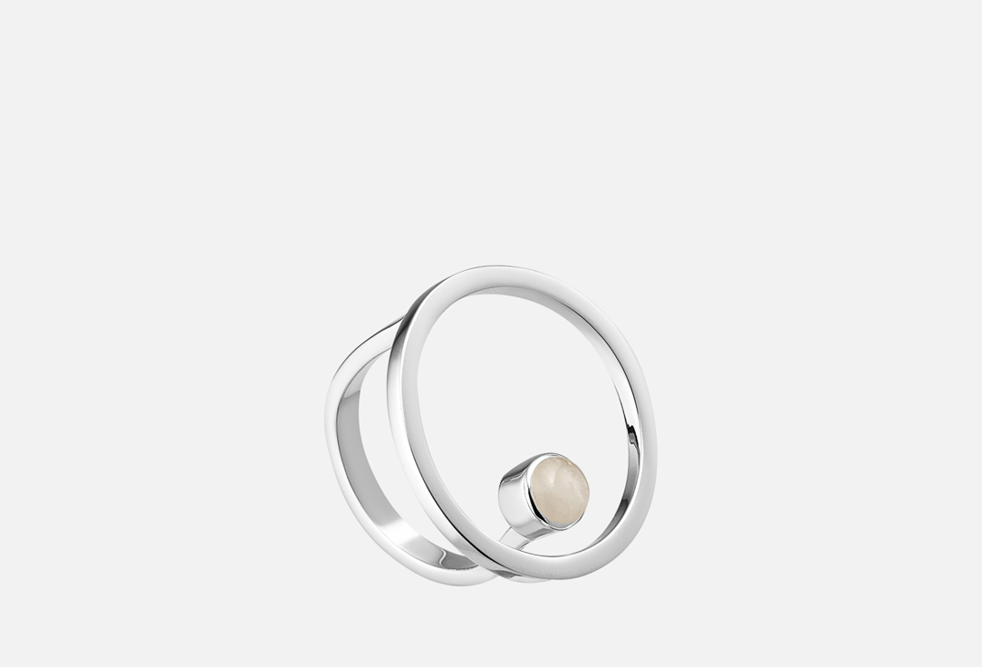 Кольцо серебряное ISLAND SOUL Сфера с лунным камнем 15 мл