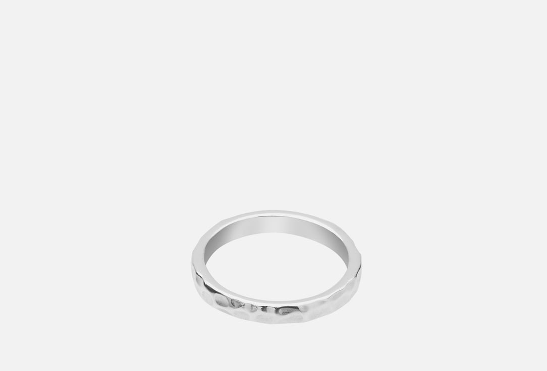 Кольцо серебряное ISLAND SOUL На фалангу мятое 15 мл ringstone серебристое мятое кольцо на мизинец