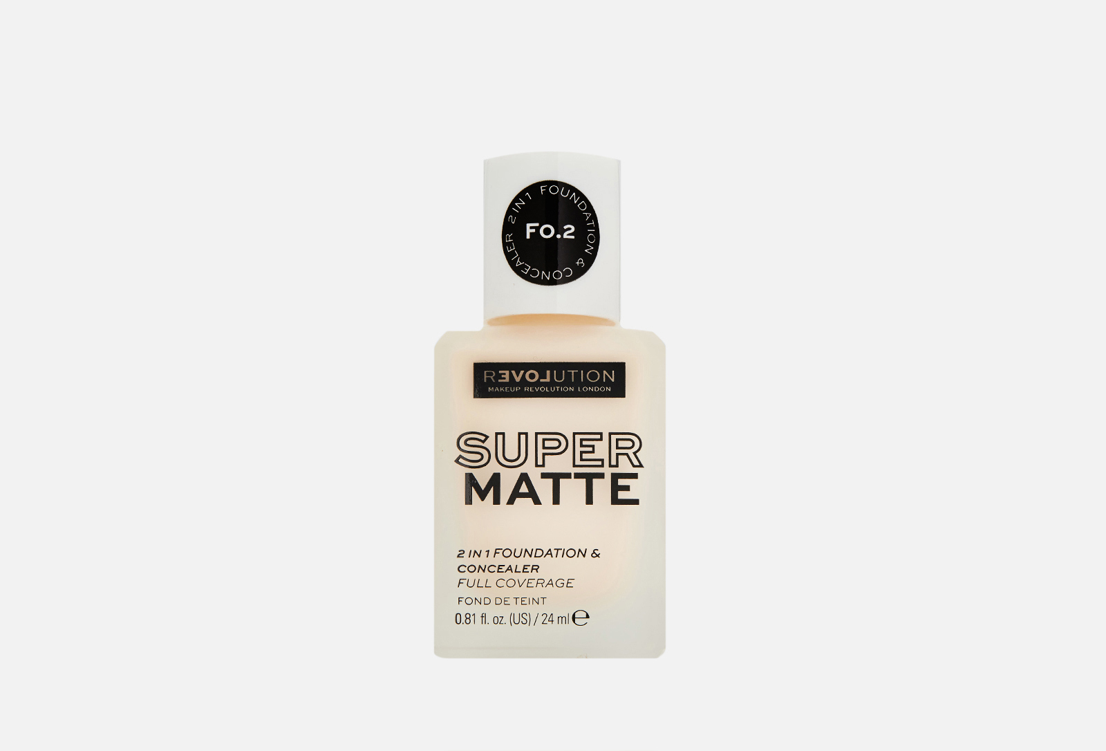 RELOVE REVOLUTION ТОНАЛЬНАЯ ОСНОВА И КОНСИЛЕР 2 в 1 Super matte F0.2 24 ...
