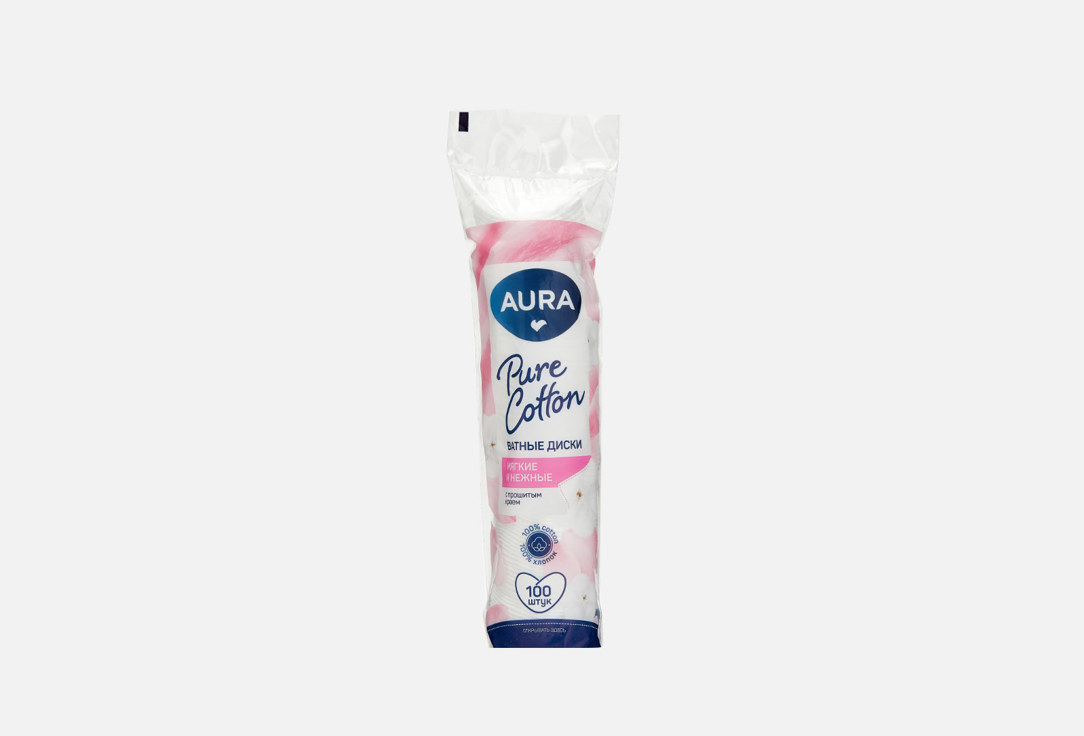 Изображение товара Ватные диски Aura pure cotton