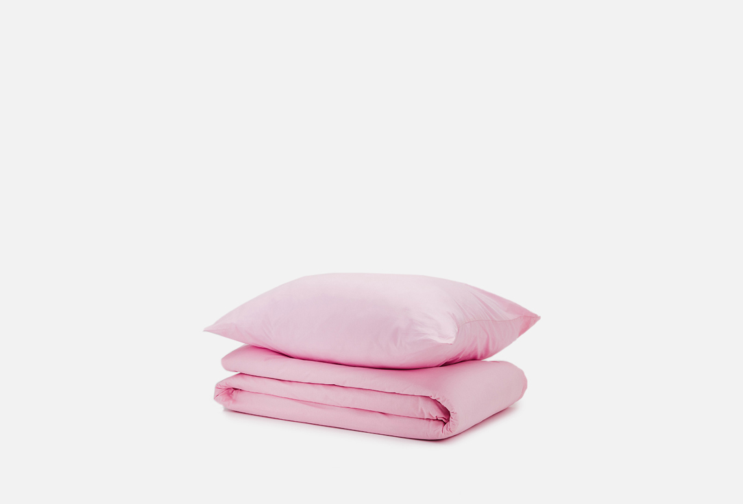 Комплект постельного белья  Urban Family Розовый пион полутораспальный 70x70 