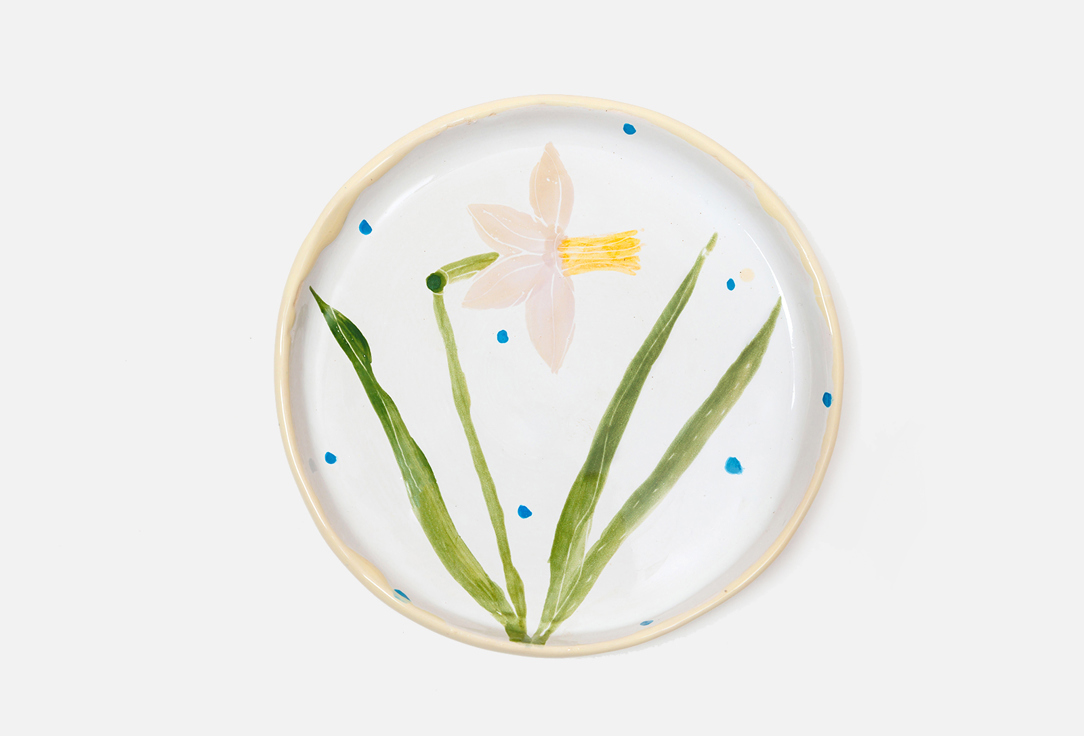 

Керамическая пиала ODARYADARYA, Принт, Нарцисс, 13,5 см 1 шт