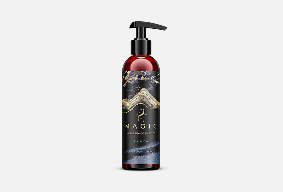 Шампунь парфюмированный для волос и тела MAGIC 5 ELEMENTS MAGIC EARTH Tobacco spices 250 мл