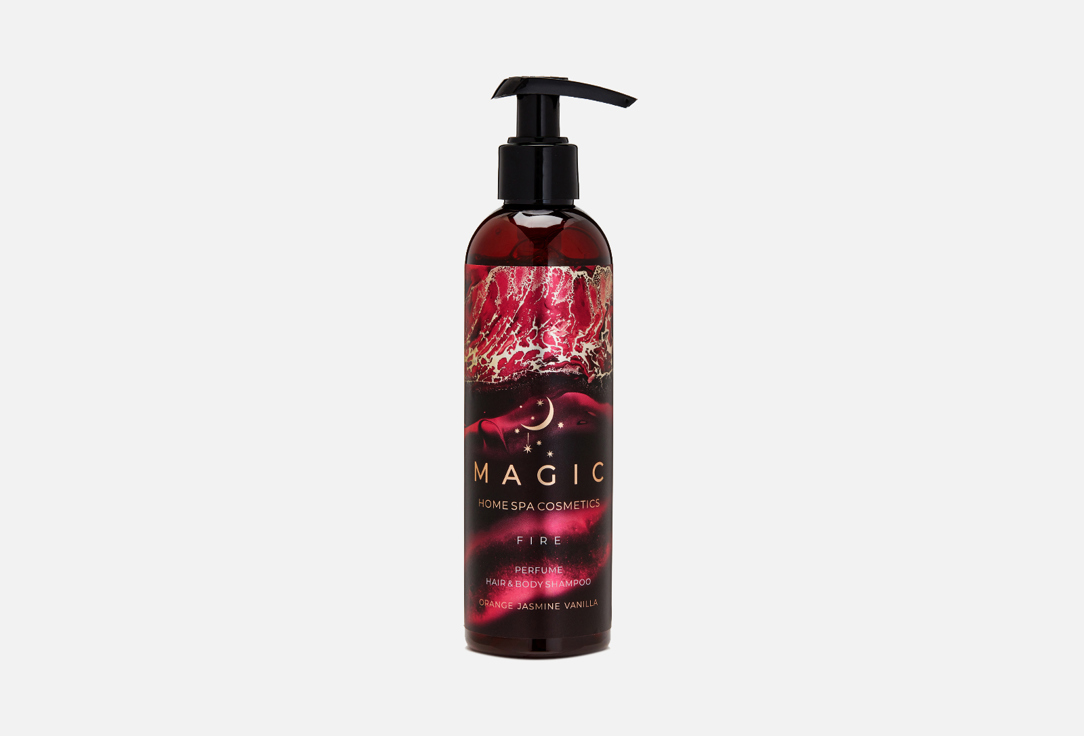 Шампунь парфюмированный для волос и тела MAGIC 5 ELEMENTS MAGIC FIRE Orange, jasmine, vanilla 