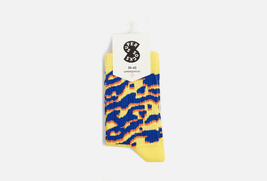 Носки SUPER SOCKS Океан 40-45 мл носки super socks каспер 40 45 размер