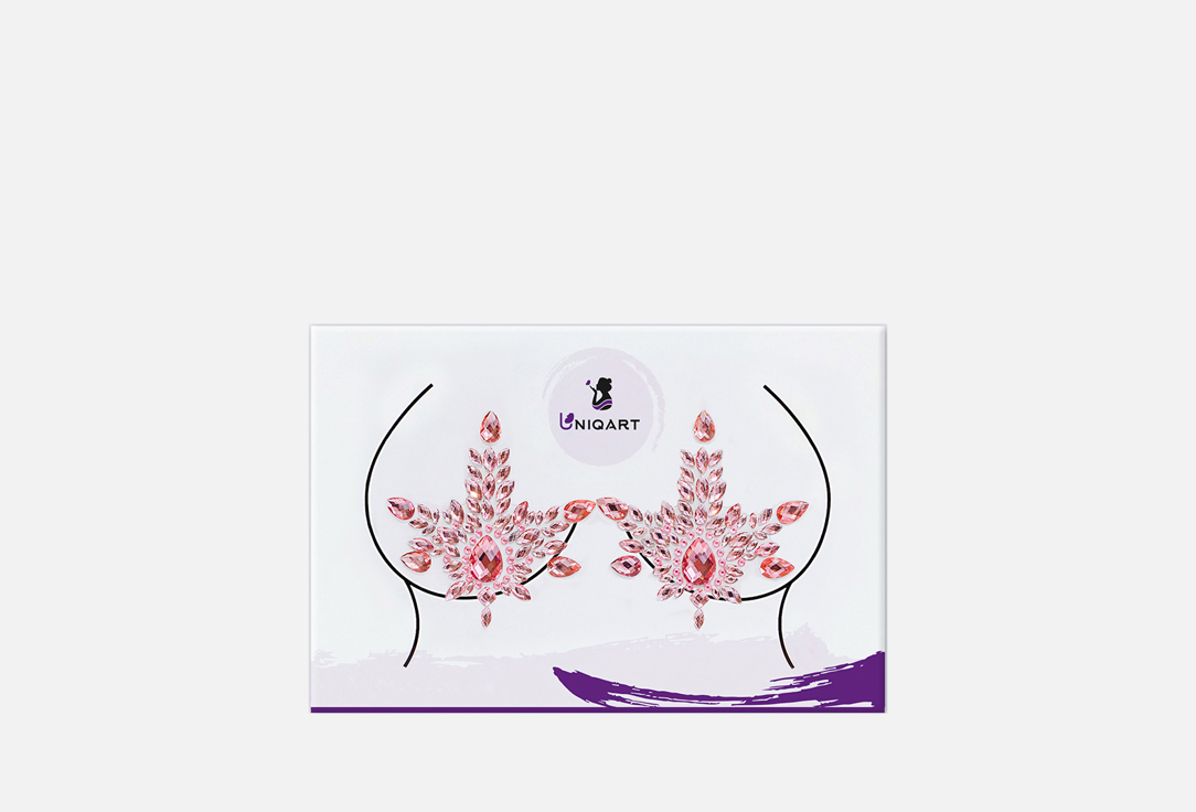 Изображение товара Кристаллы для груди UNIQART Light for the way с гипоаллергенной основой 1206 рублей