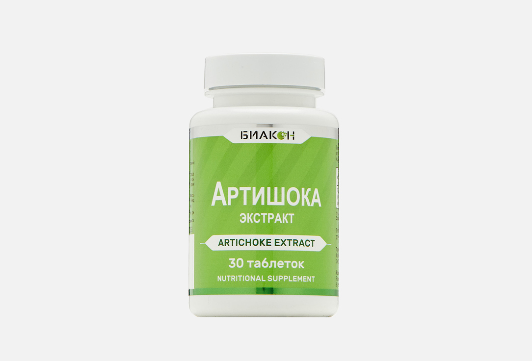 Биологически активная добавка БИАКОН Artichoke extract 30 шт биологически активная добавка solgar green tea leaf extract 60 шт