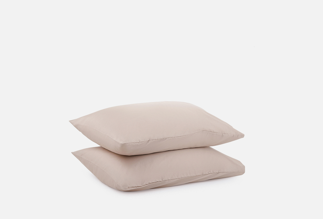 Изображение товара Комплект наволочек Tkano Essential бежевый, 50х70