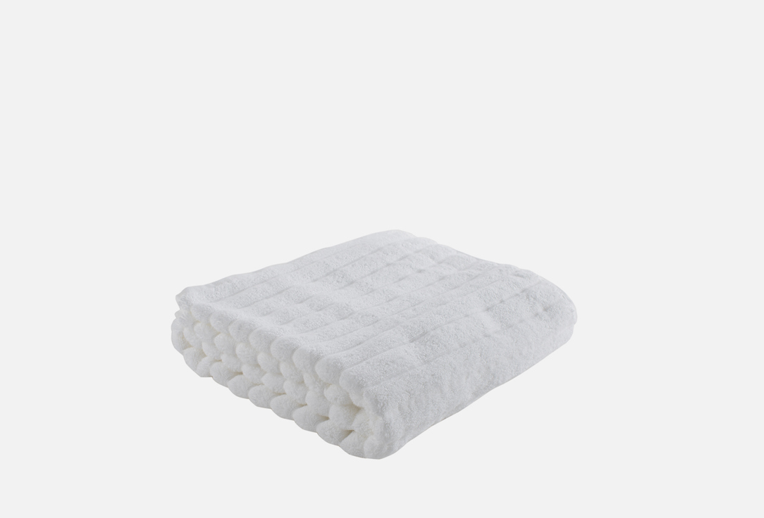 полотенце банное asil fold белое 50x100 см Полотенце банное TKANO Waves белое 70х140 1 шт