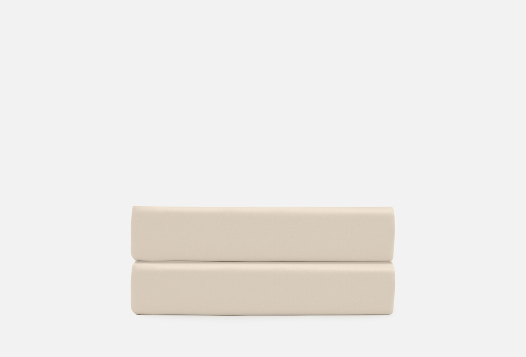 

Простыня на резинке TKANO, Бежевый, Essential кремовая, бежевая, полутораспальная