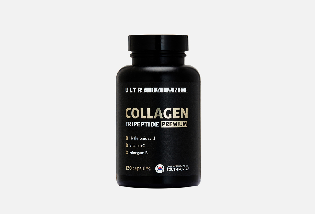 Морской коллаген ULTRABALANCE Collagen tripeptide premium в капсулах 120 шт коллаген с витамином c dr mybo collagen complex в капсулах 120 шт