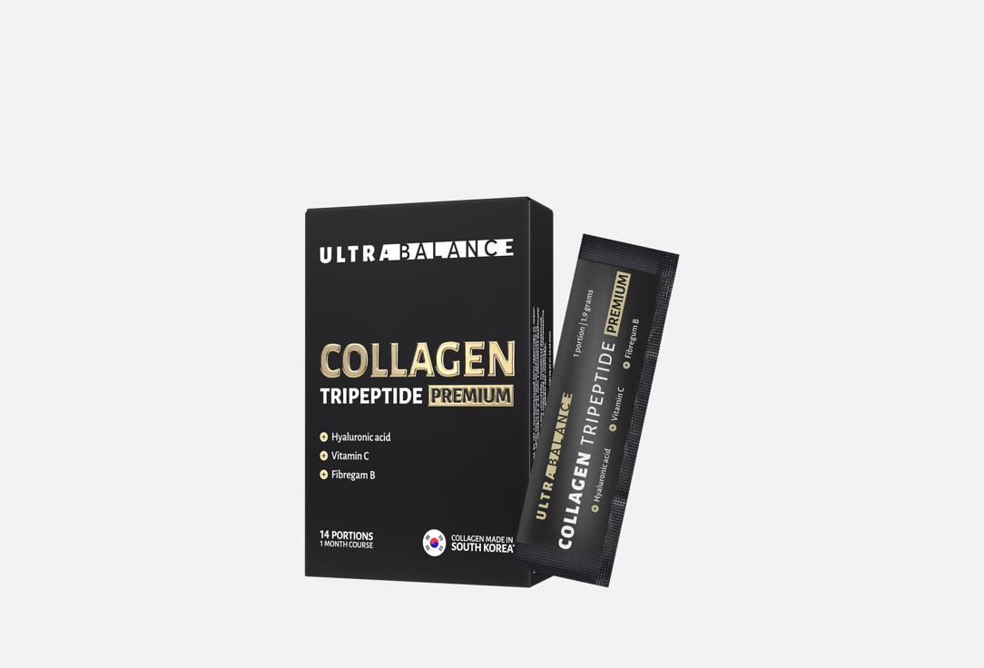 Изображение товара БАД для здоровья кожи, волос и ногтей UltraBalance Коллаген с гиалуроновой кислотой и витамином С в саше