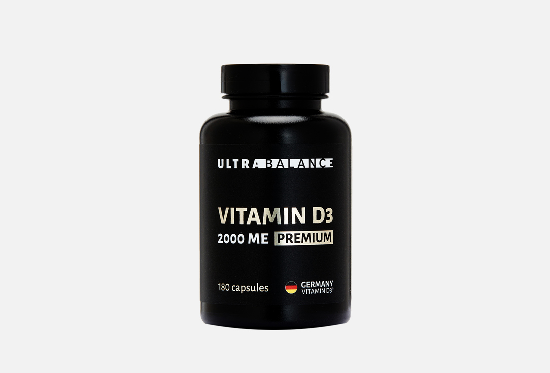 Биологически активная добавка ULTRABALANCE VITAMIN D3 180 шт биологически активная добавка эвалар natural vitamin k2 d3 30 шт