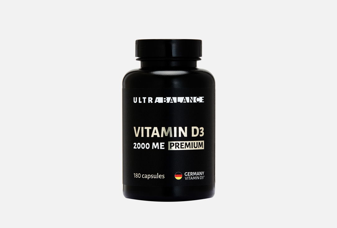 Биологически активная добавка ULTRABALANCE VITAMIN D3 180 шт биологически активная добавка алфит плюс vitamin d3 60 шт