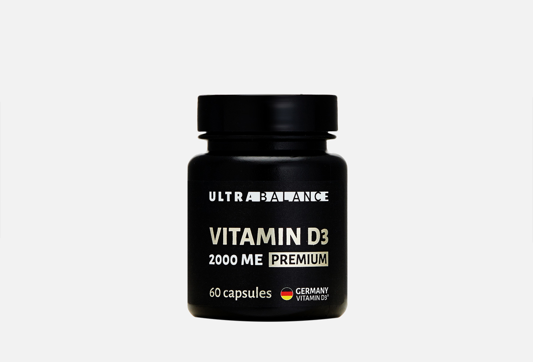Биологически активная добавка ULTRABALANCE VITAMIN D3 60 шт биологически активная добавка vitrum vitamin d3 max 60 шт