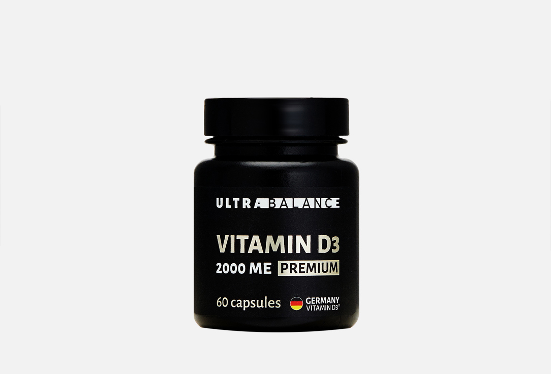 Биологически активная добавка ULTRABALANCE VITAMIN D3 60 шт биологически активная добавка алфит плюс vitamin d3 60 шт