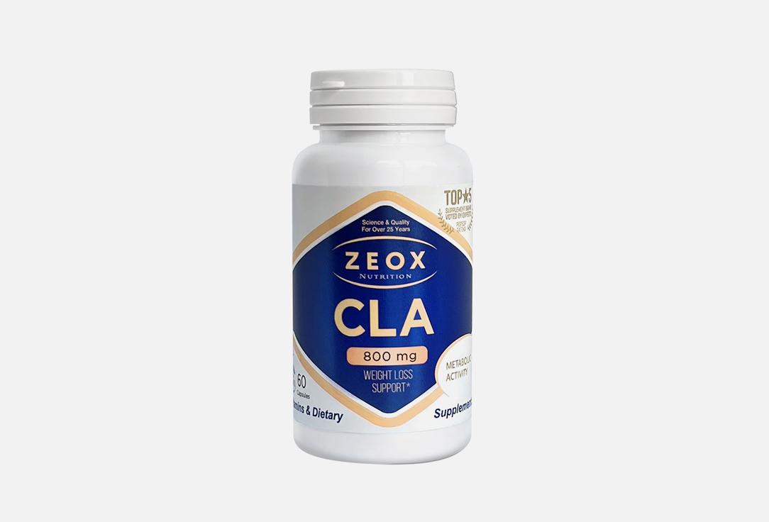 Биологически активная добавка ZEOX NUTRITION Conjugated Linoleic Acid 60 шт биологически активная добавка zeox nutrition omega 3 fish oil 60 шт