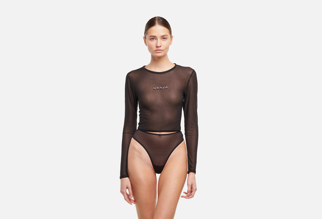 топ SEDUCTION Black Целуй S мл