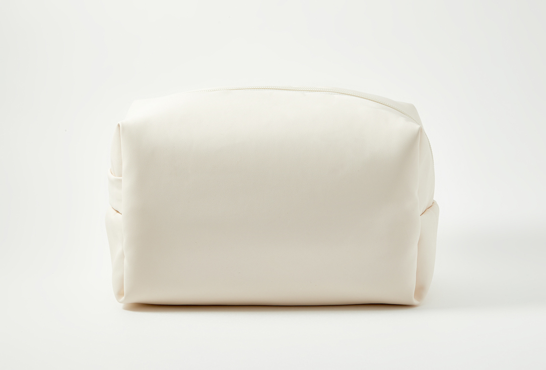 Изображение товара Кожаная косметичка jillas бежевая, large