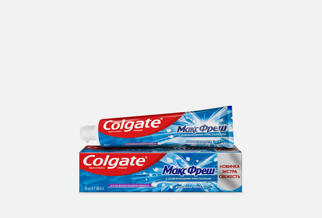 цена Зубная паста COLGATE Освежающие кристаллы 1 шт