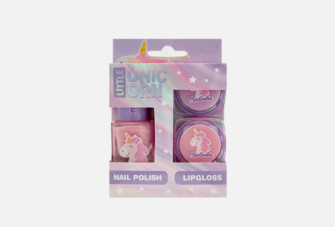

Подарочный набор MARTINELIA, Розовый, Little unicorn 3 шт