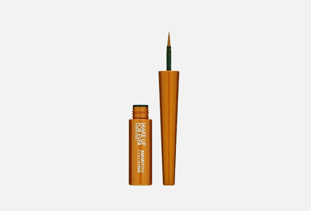 водостойкий карандаш для глаз make up for ever aqua resist twist up pencil 0 5 гр Водостойкая жидкая подводка для глаз MAKE UP FOR EVER Aqua resist color ink 2 мл