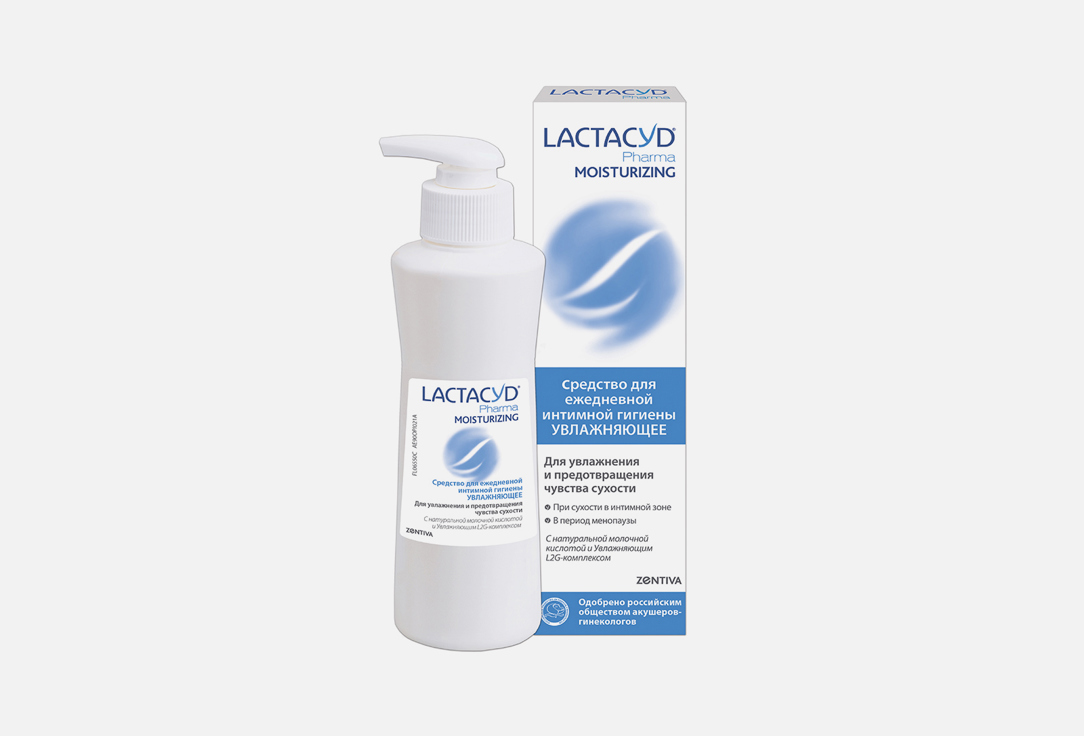 Изображение товара Лосьон для интимной гигиены Lactacyd Moisturizing 250 мл натуральная молочная кислота