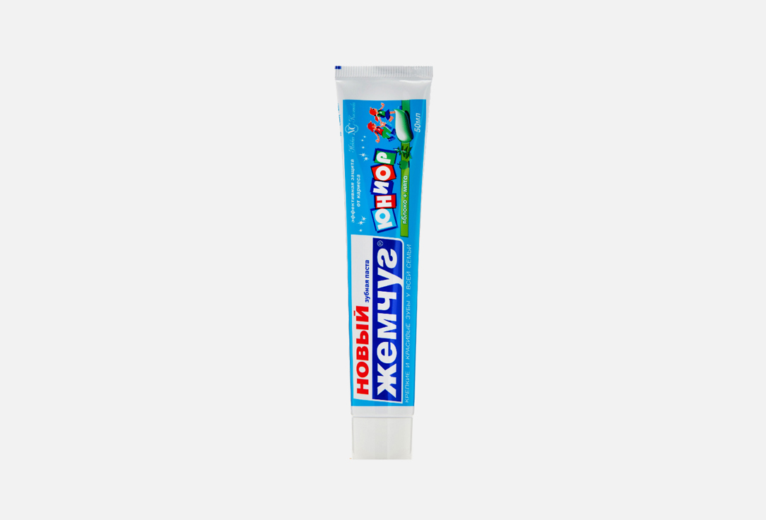 Зубная паста НОВЫЙ ЖЕМЧУГ Яблоко-мята 50 мл паста зубная для детей новый жемчуг 50мл