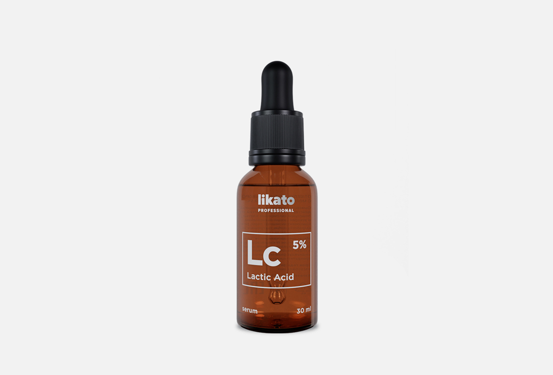Сыворотка-концентрат для лица LIKATO PROFESSIONAL 5% Lactic Acid 30 мл likato сыворотка для лица likato professional с витамином с 30 мл