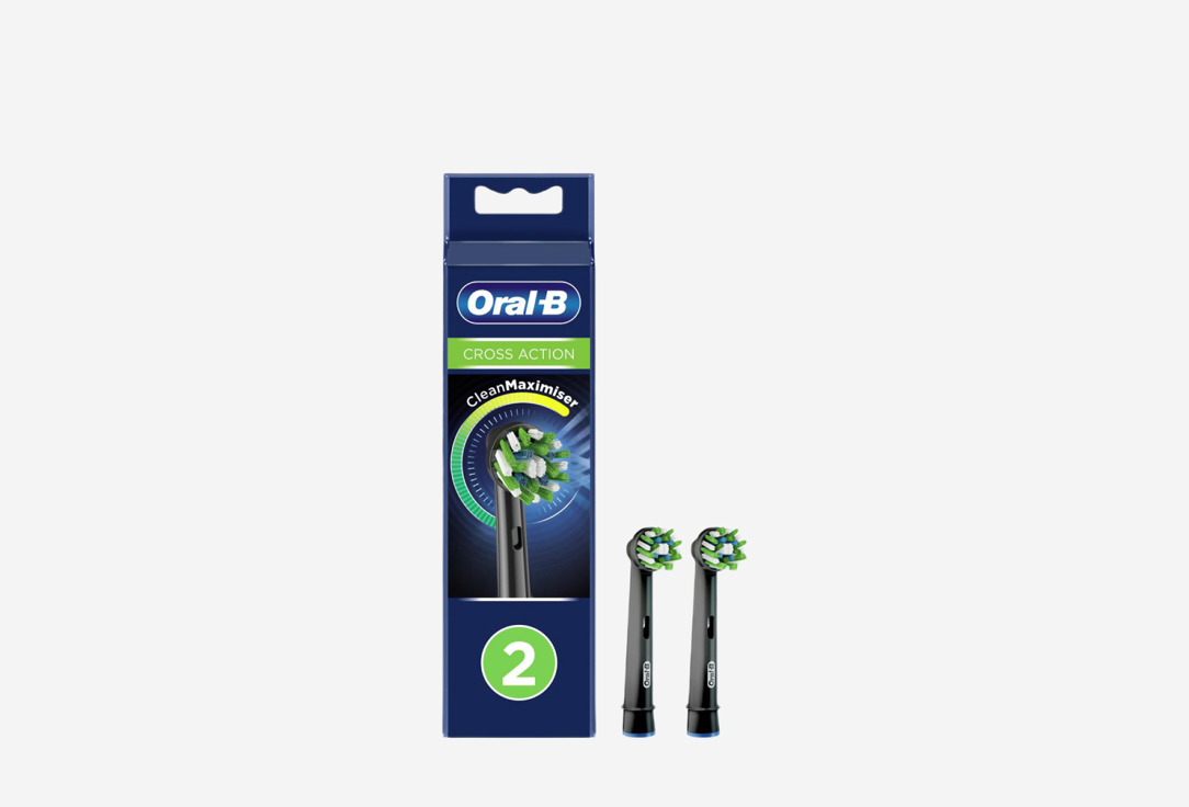Изображение товара Насадки для электрической зубной щетки Oral-B refills CrossAction, black