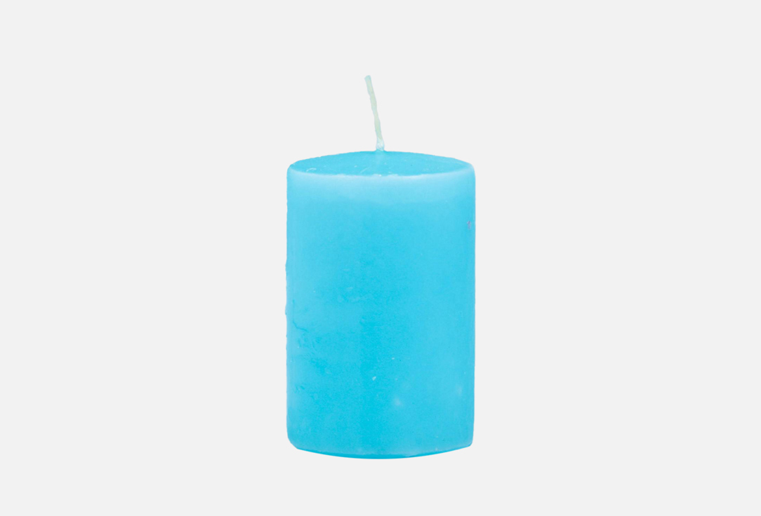 Свеча - цилиндр БОГАТСТВО АРОМАТА Turquoise 1 шт свеча богатство аромата натуральная эко свеча из пальмового воска ночной жасмин